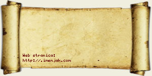 Jovana Radaković vizit kartica